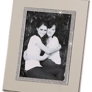 Engravable Glitter Galore 5" X 7" Frame Wide Border